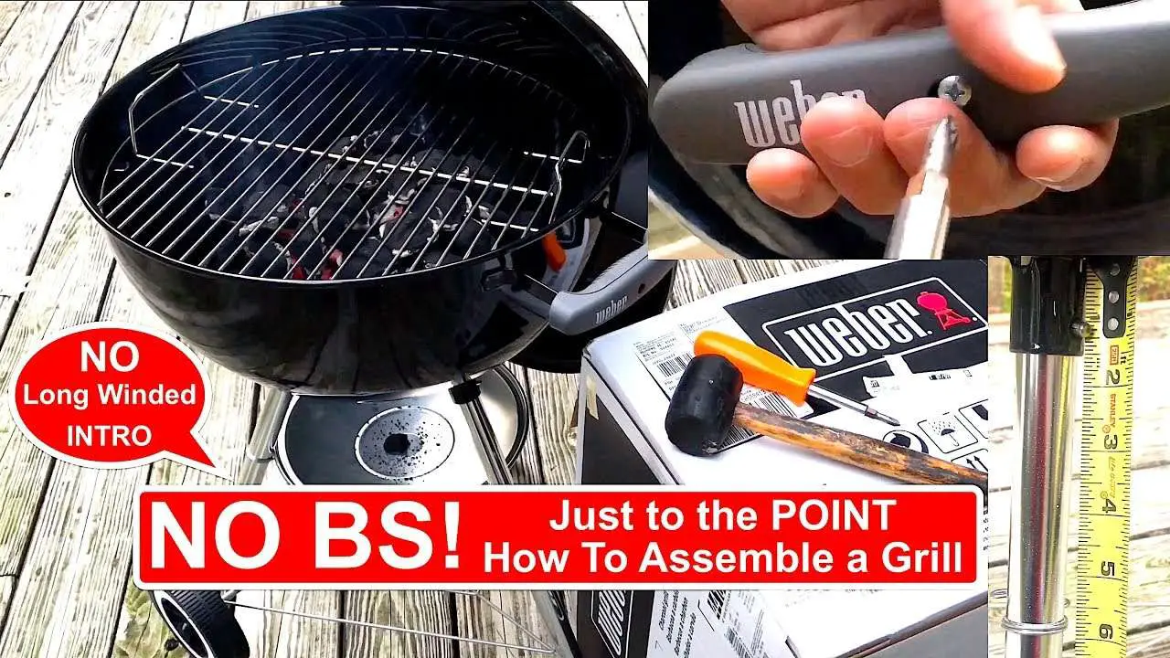 5 Min How to Assemble a BBQ Weber Grill 18â?