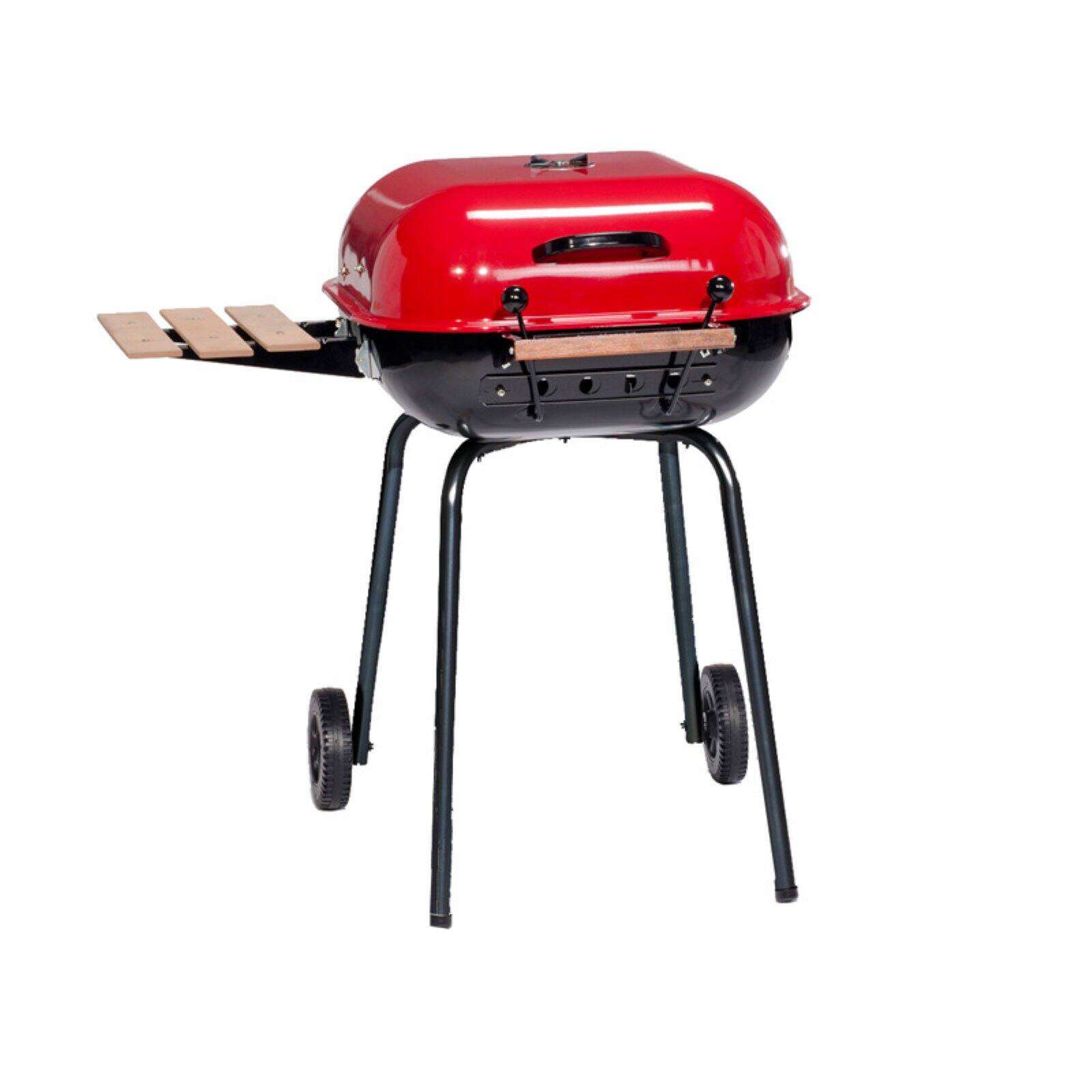 Americana Swinger Charcoal Grill with Side Table