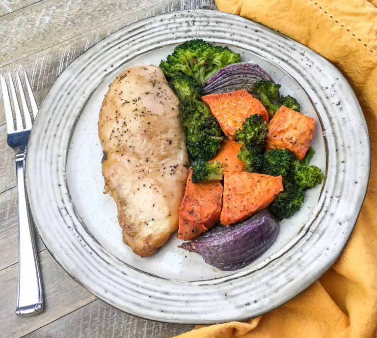 Balsamic Chicken Breasts with Roasted Vegetables