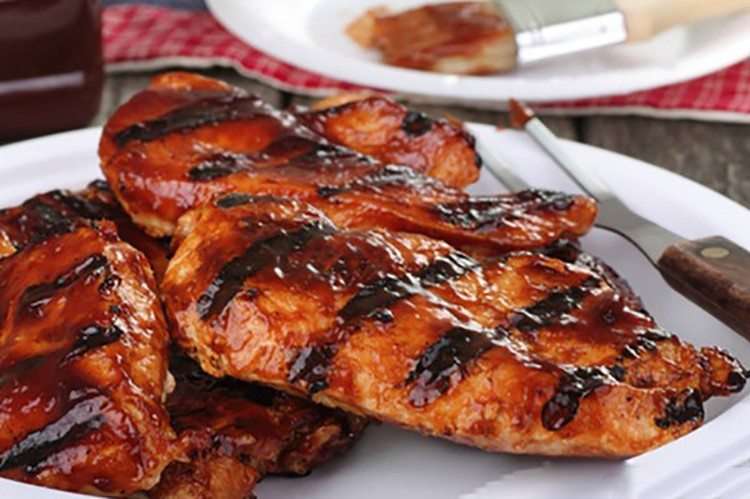 Barbecued Grilled Chicken Breasts