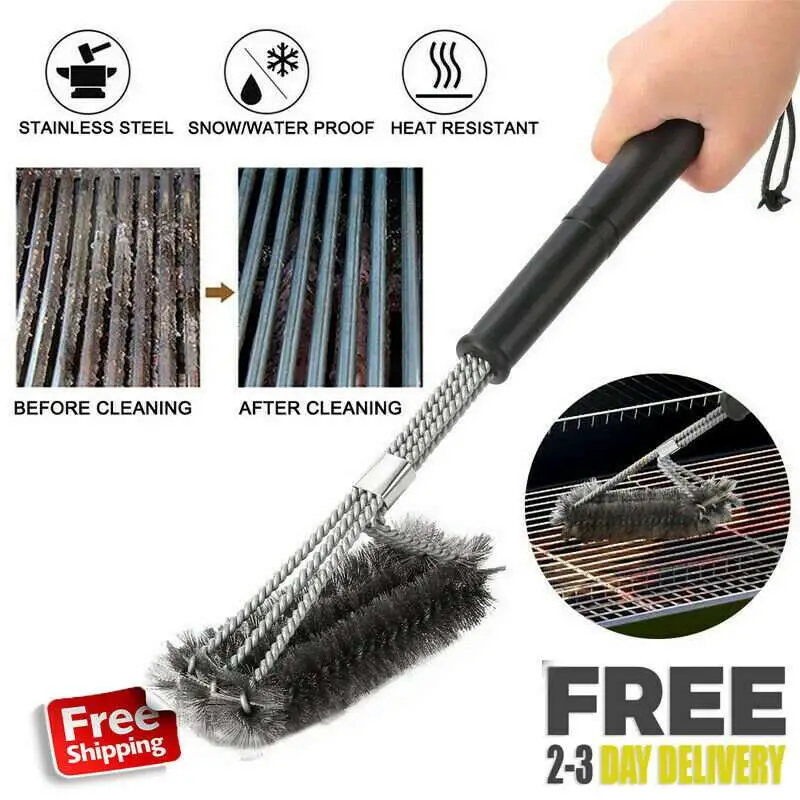 BBQ Grill Brush Heavy Duty Barbecue Cleaner Tools For ...