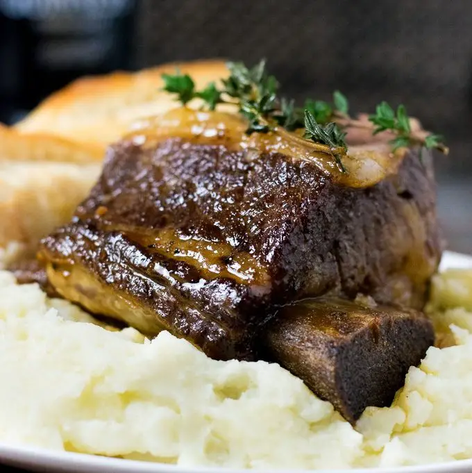 Beer Braised Short Ribs  Dutch Oven