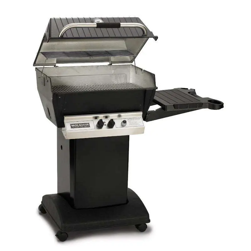 Broilmaster H3X Gas Grill On Black Cart
