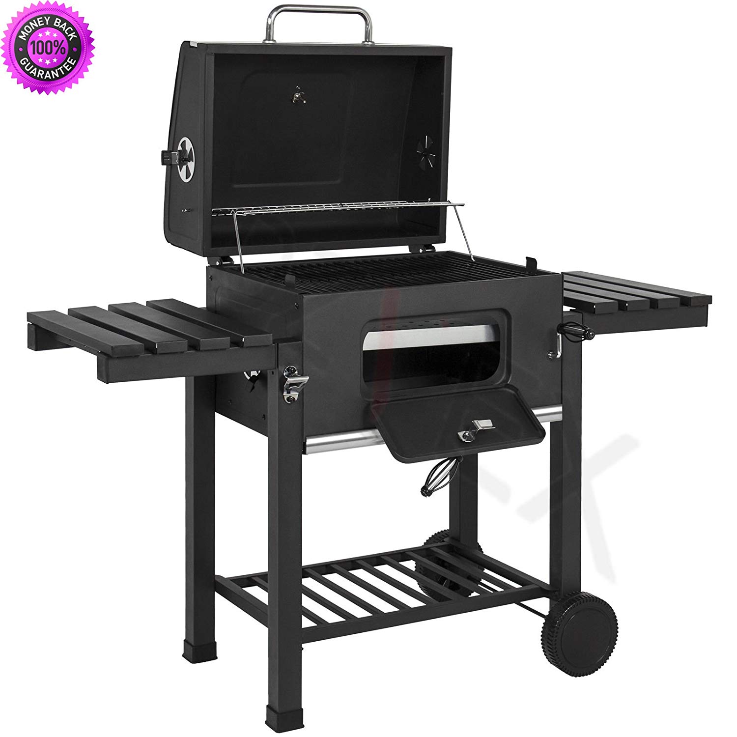 Buy DzVeX Premium Barbecue Charcoal Grill Smoker Outdoor Backyard BBQ ...