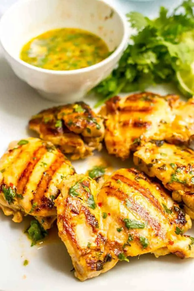 Coconut lime grilled chicken marinade