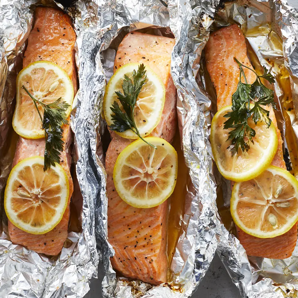 Cooking Salmon Fillets In Foil On Bbq / The Most Delicious Grilled ...