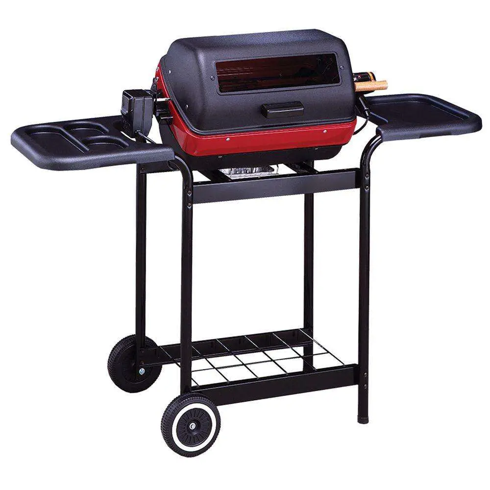 Easy Street Deluxe Electric Cart Grill in Black
