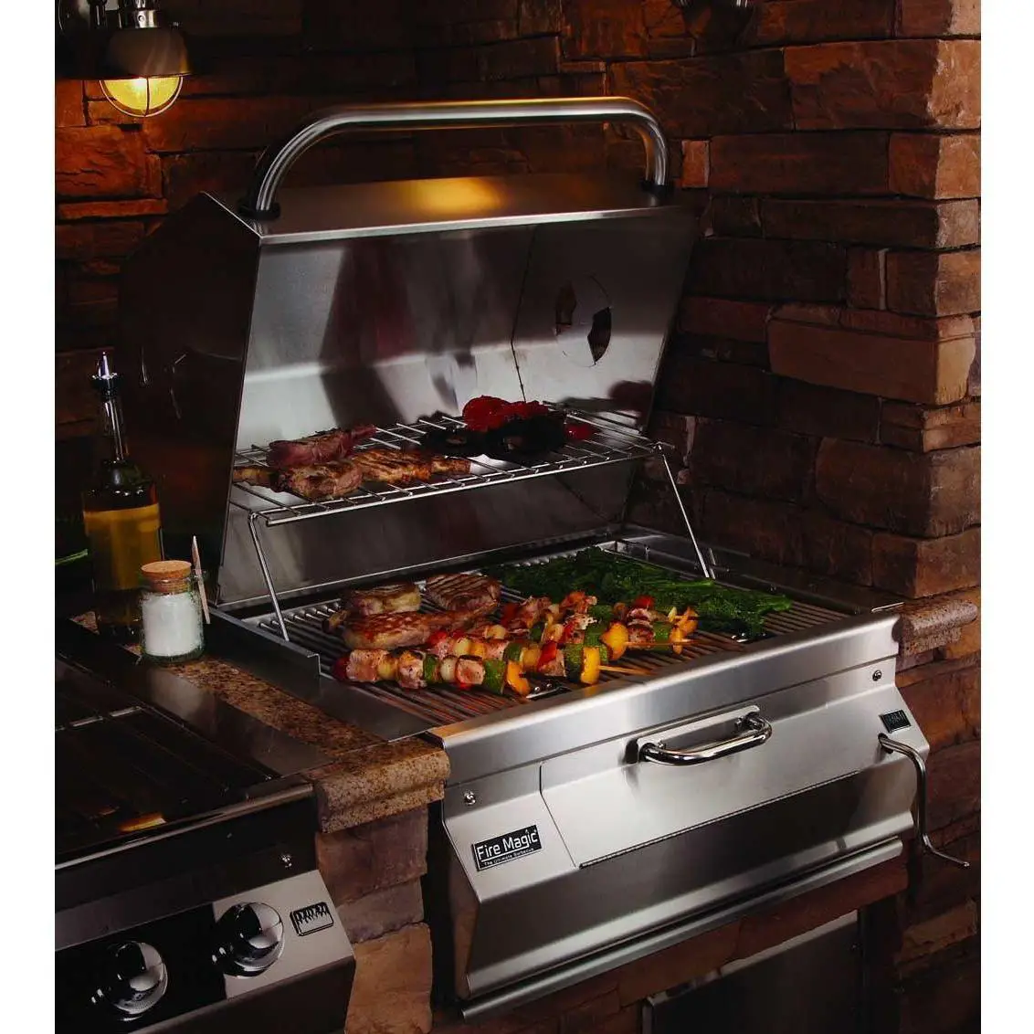 Fire Magic Legacy Meat Smoker Charcoal Grill 24