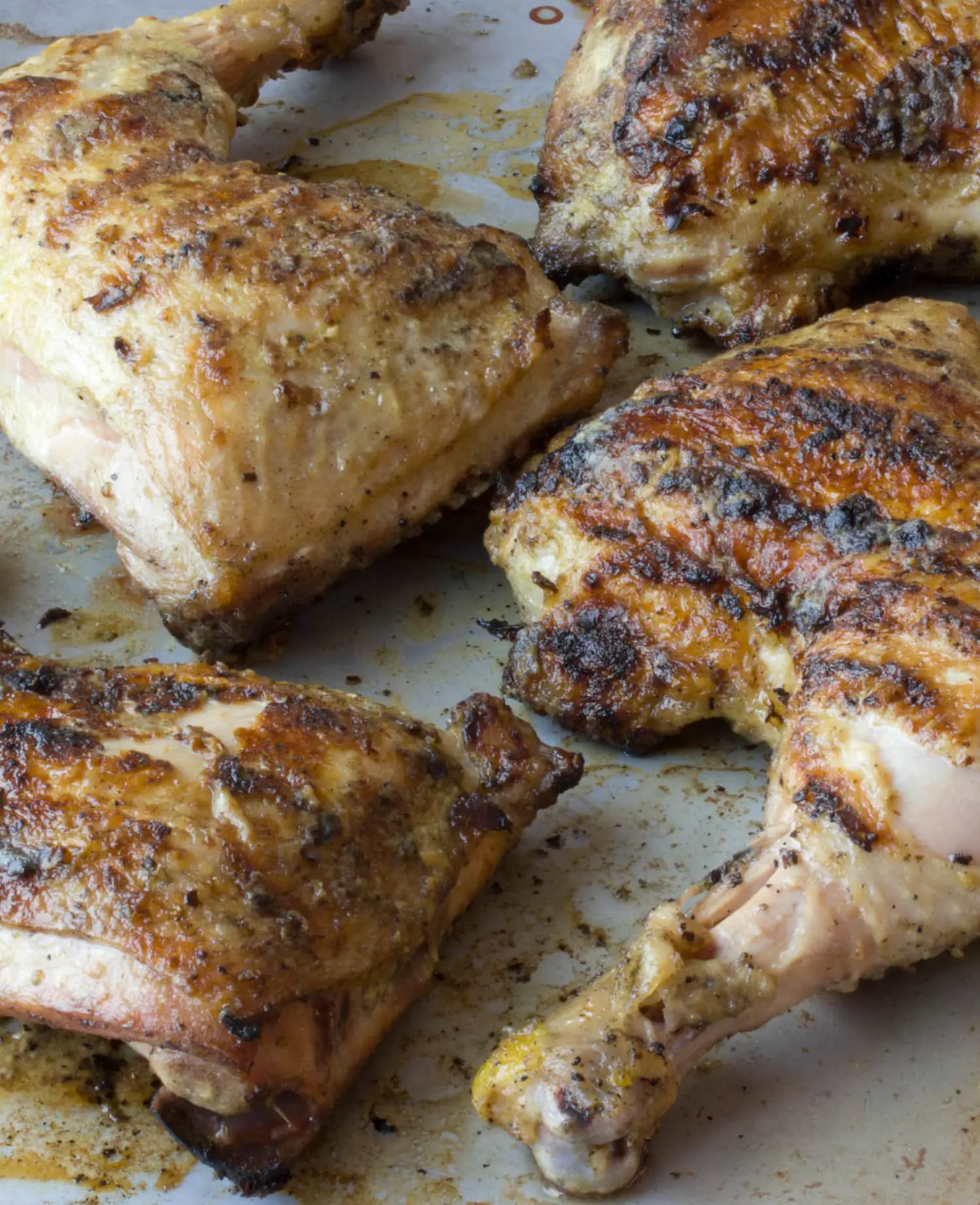 Grill Recipe: Grilled Chicken Legs with Dijon &  White Wine Glaze