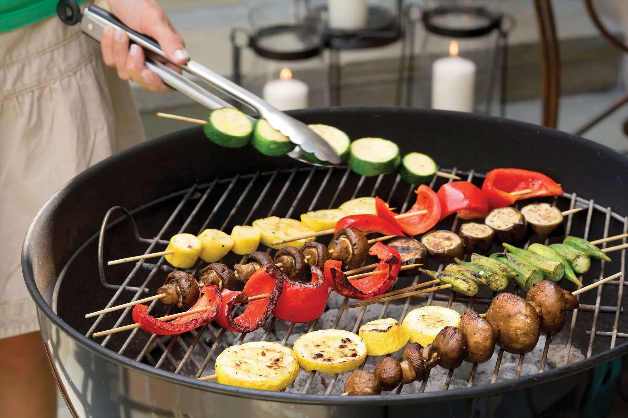 Grill Vegetable Kabobs