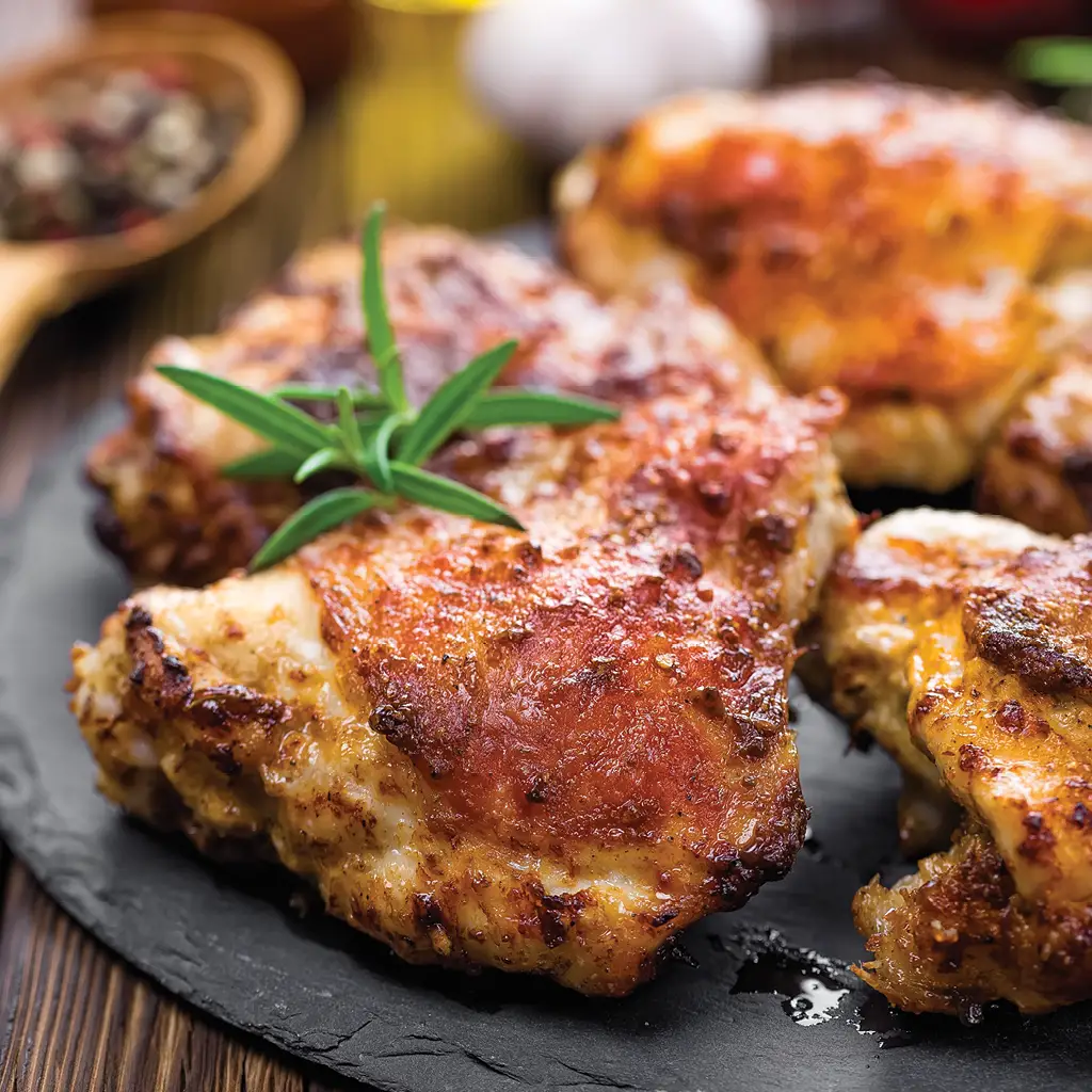 Grilled Chicken Thighs and Drumsticks Recipe