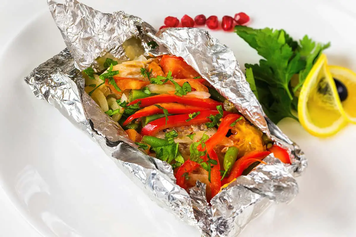 Grilled Cod In Foil Packets