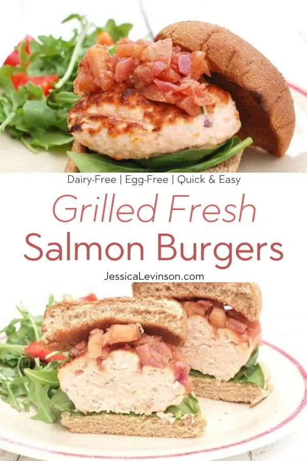 Grilled Fresh Salmon Burgers