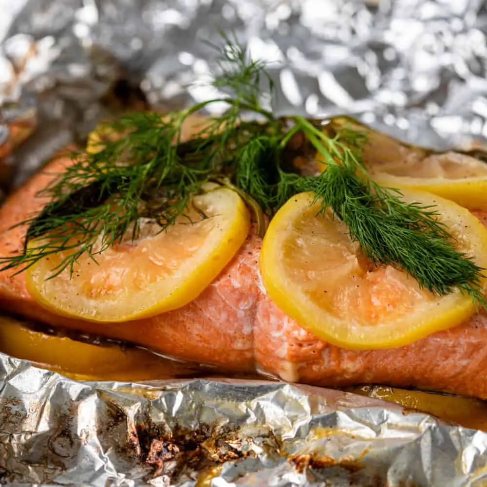 Grilled Salmon in Foil + Video