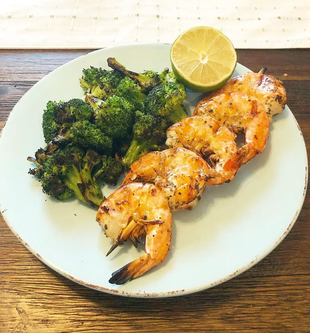 Grilled Shrimp and Broccoli Recipe