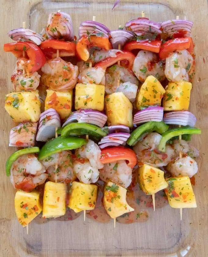 Grilled Shrimp and Pineapple Skewers Recipe