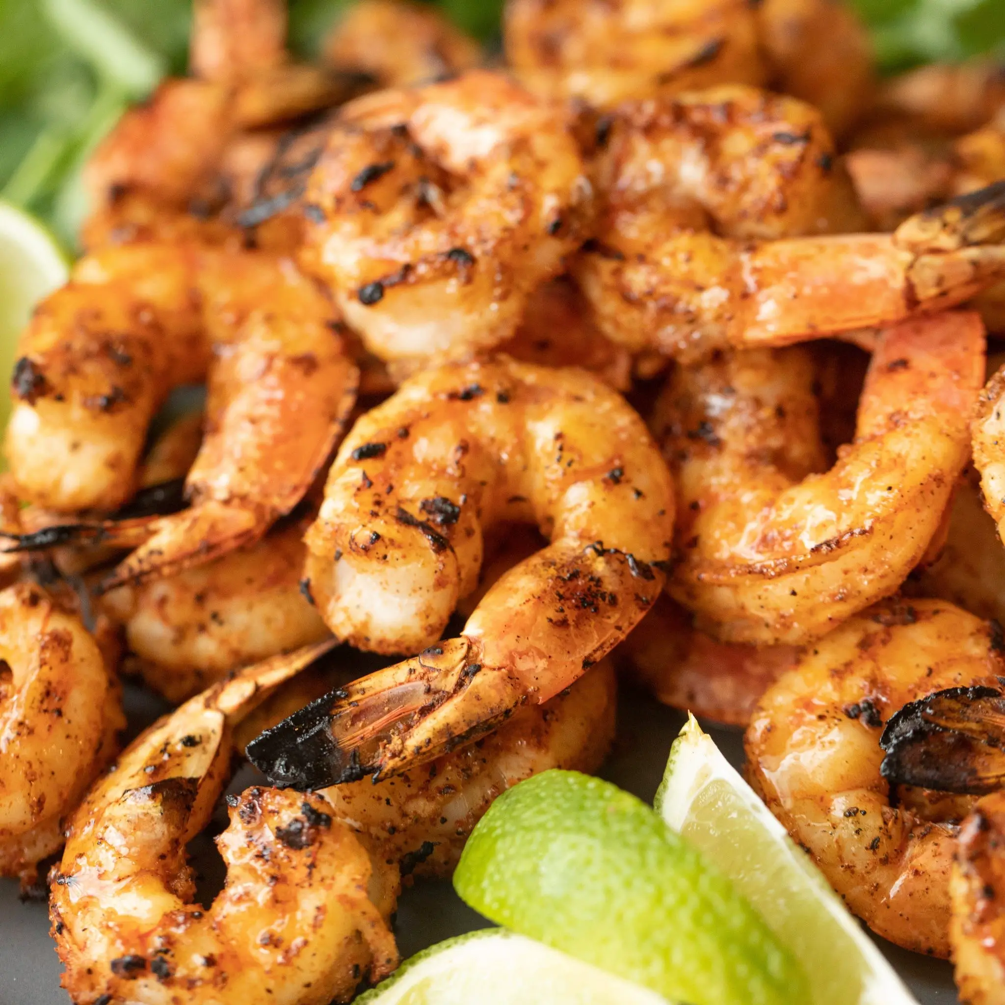 Grilled Shrimp with a Chili Lime Rub