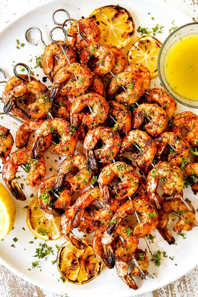 Grilled Shrimp with Lemon Parsley Butter + Video (STOVE ...