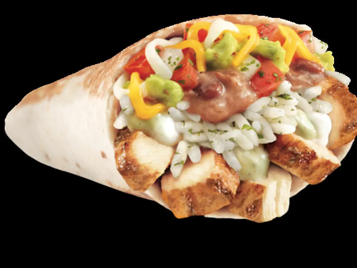 Grilled Stuft Burrito, Chicken Nutrition Facts