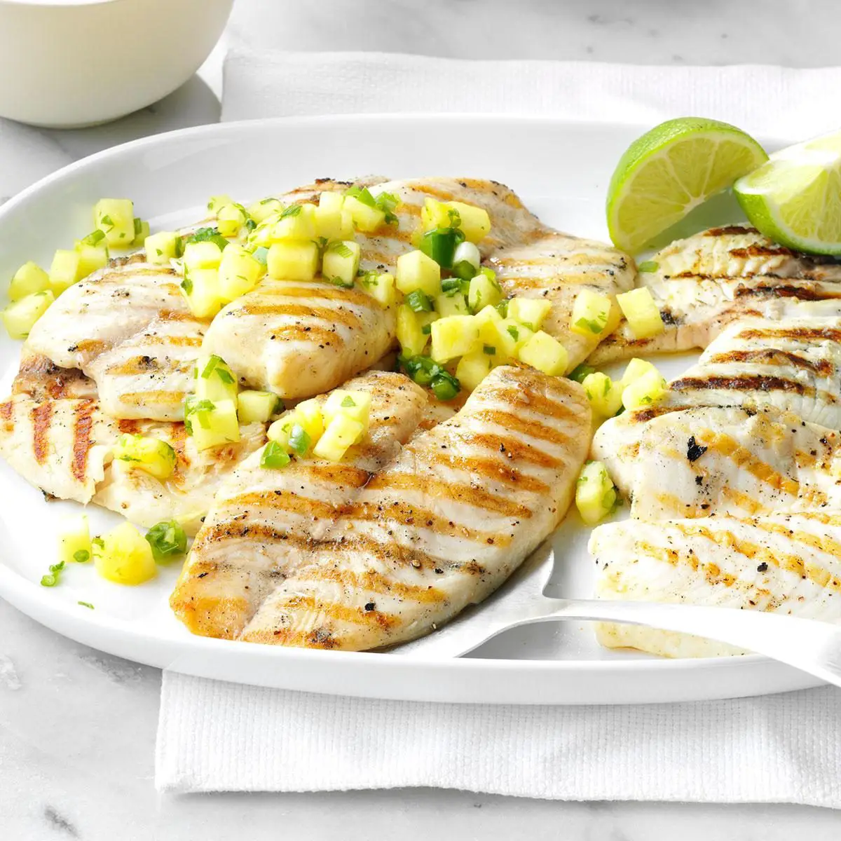 Grilled Tilapia with Pineapple Salsa Recipe: How to Make It