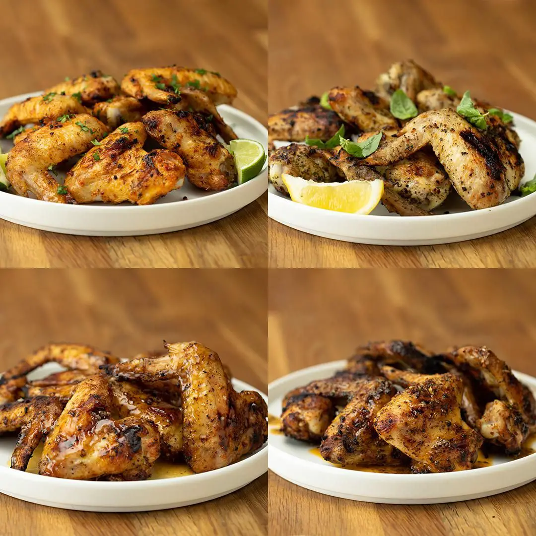 Grilled Wings 4 Ways Recipe by Tasty
