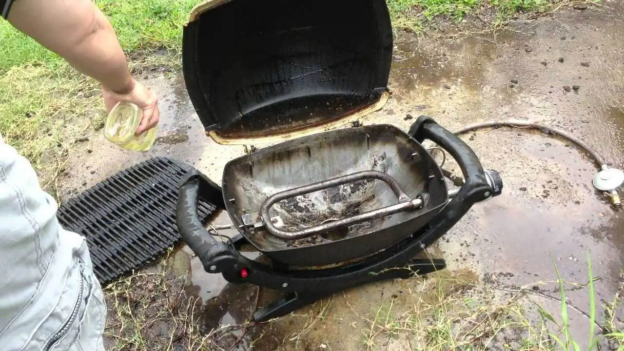 How to Clean a Weber Baby Q Barbeque