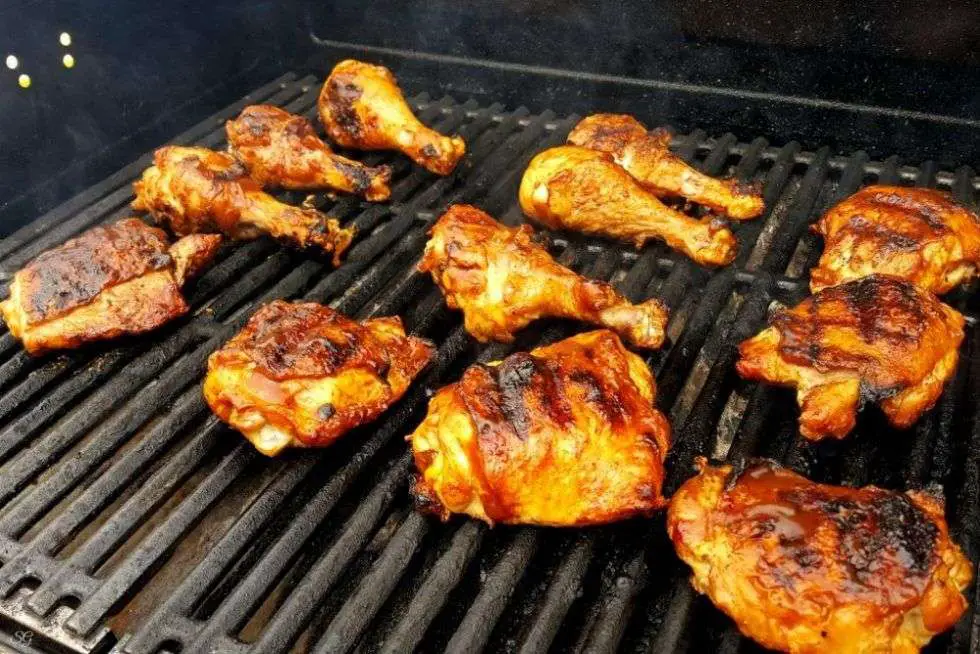How to Grill Chicken Legs