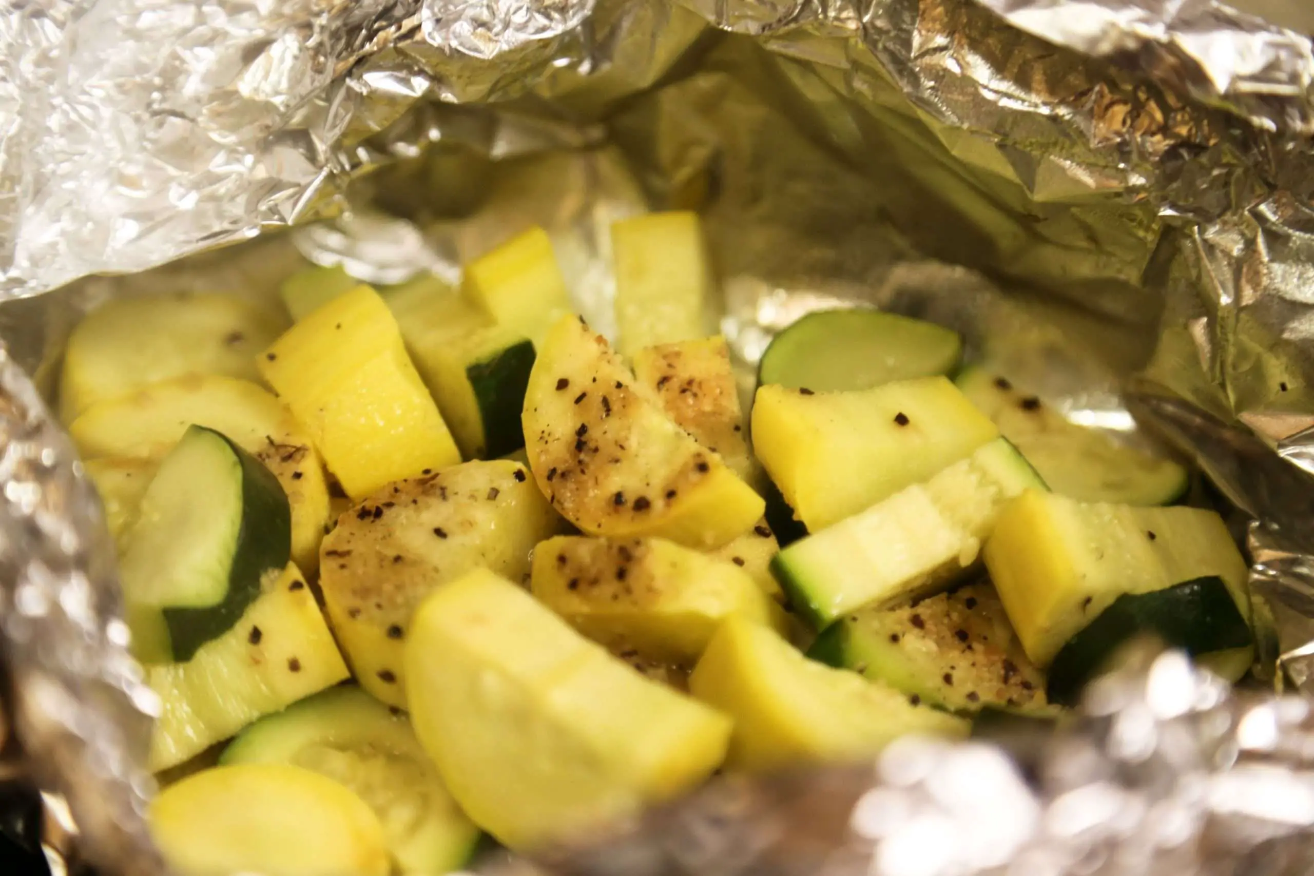 How to Grill Squash and Zucchini in Foil