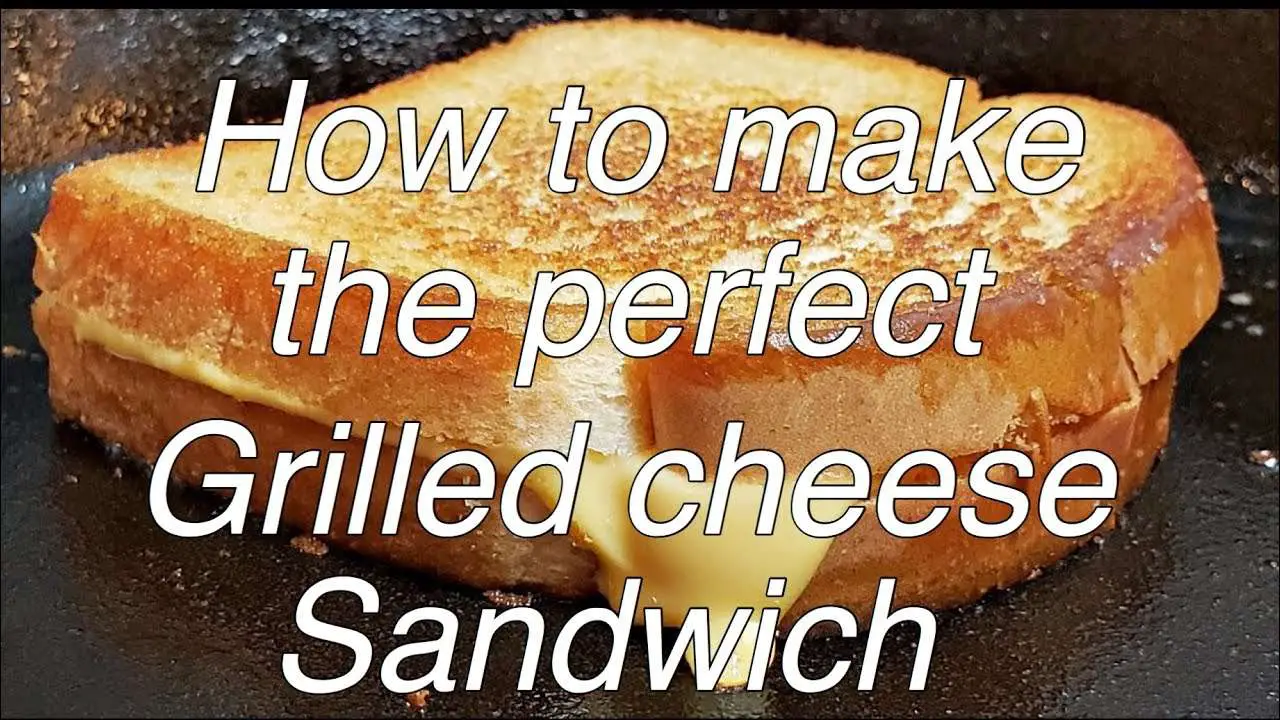 How to make the perfect grilled cheese!