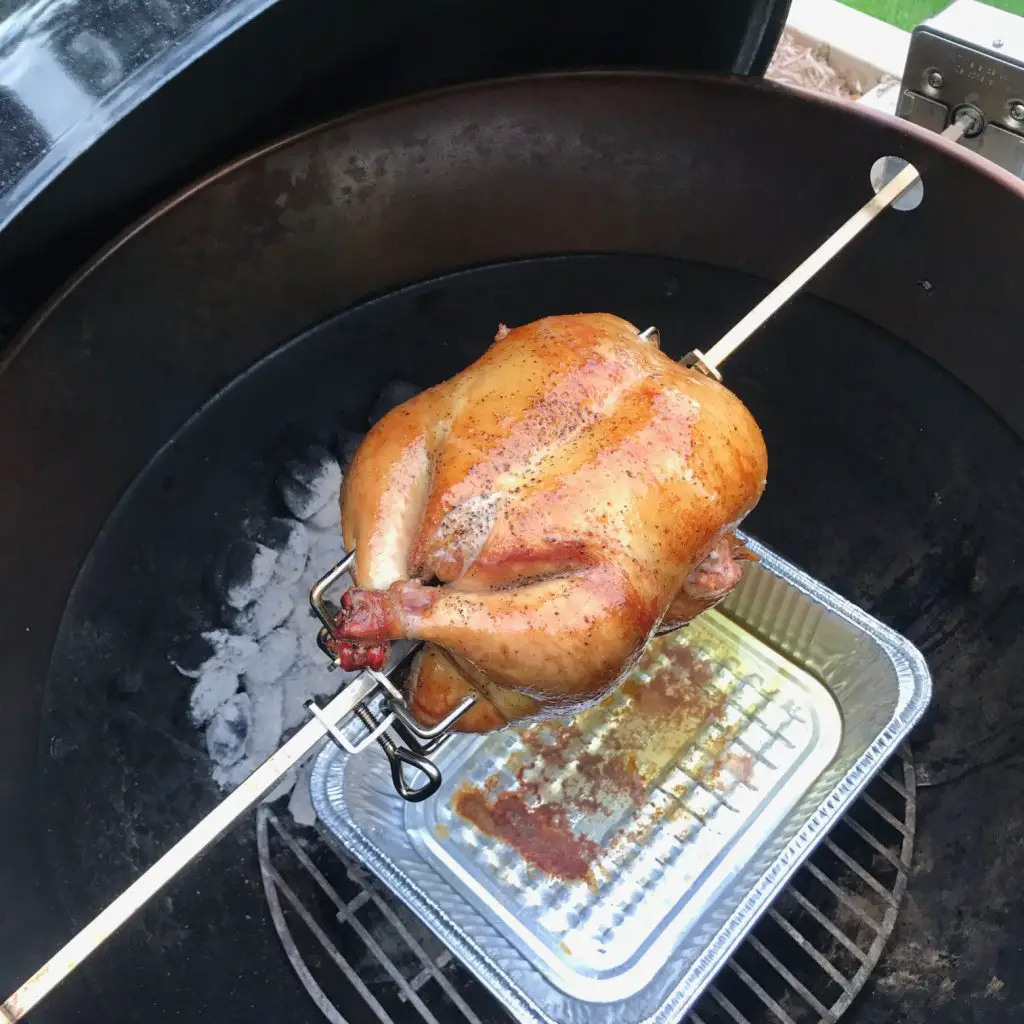 How To Rotisserie Grill a Chicken on a Weber Kettle