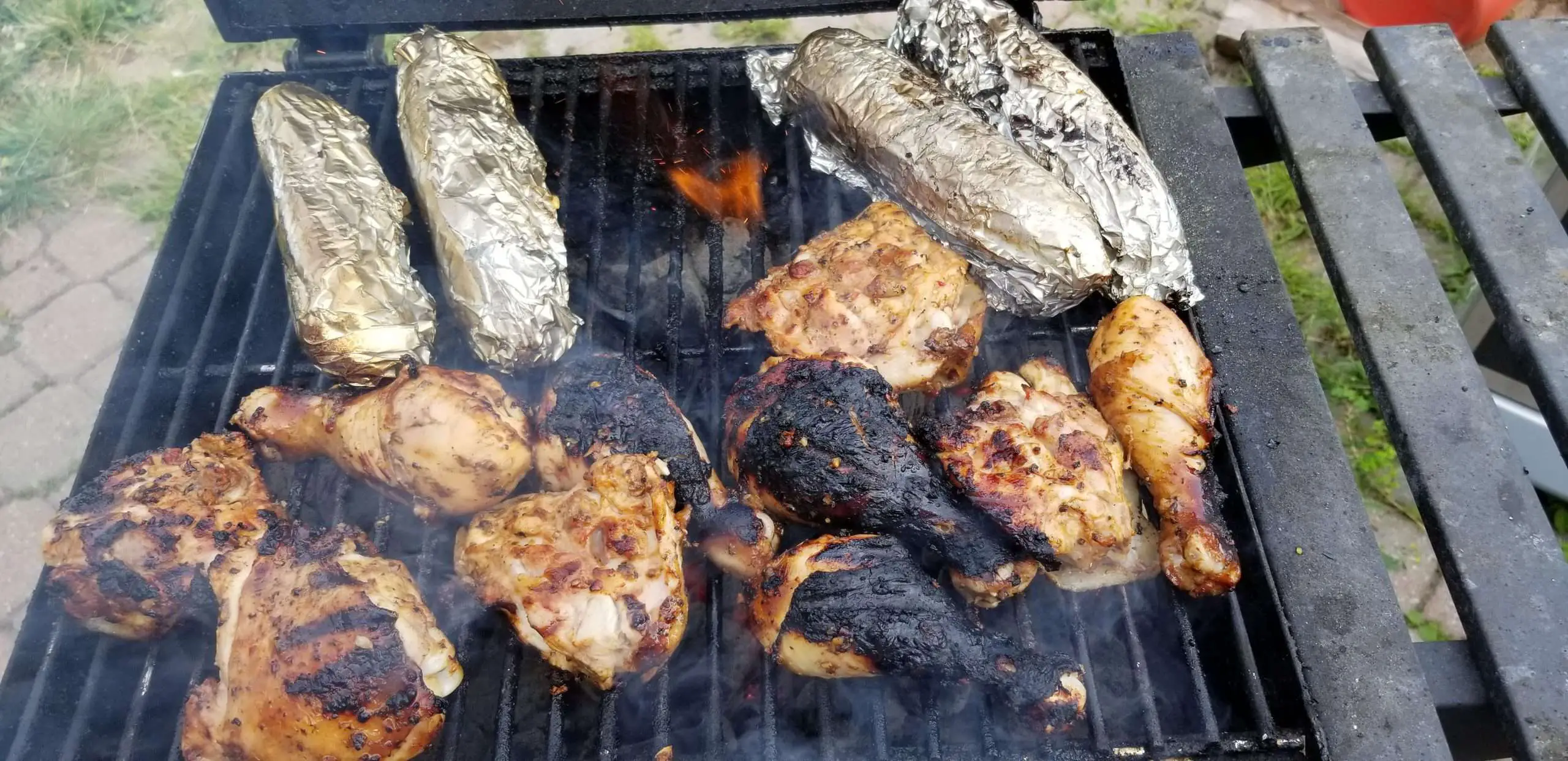 How to stop burning chicken on a charcoal grill? : grilling