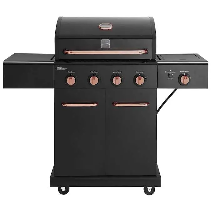 Kenmore Kenmore 4B Grill with Searing Side Burner Gas Grill with Copper ...