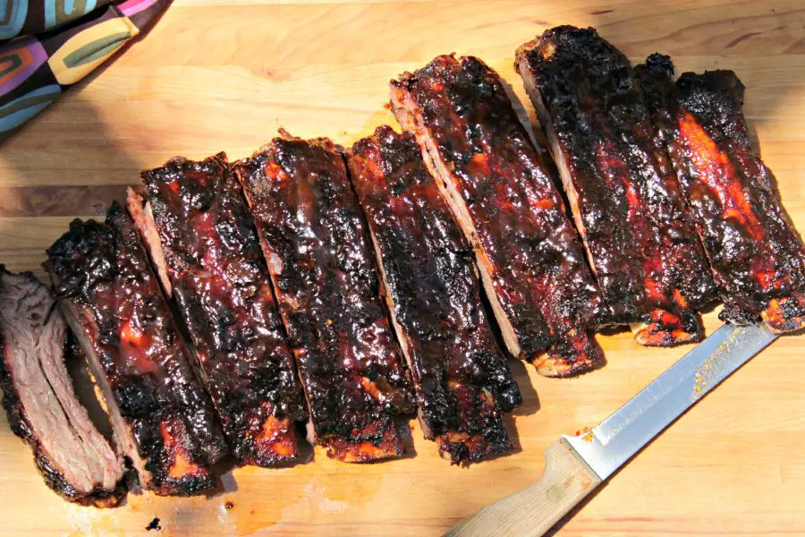 Maple Chipotle Beef Back Ribs (on the gas grill!)