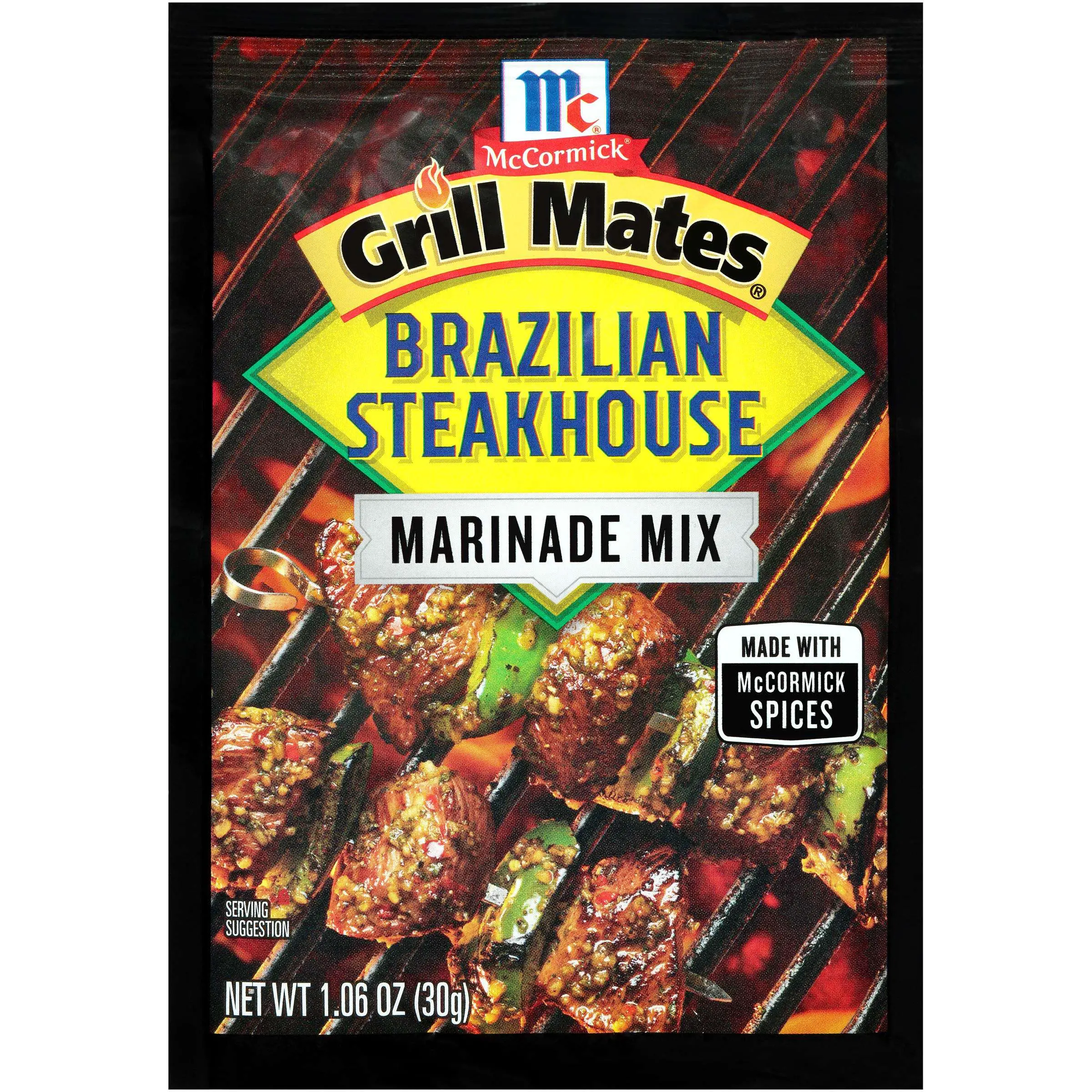 McCormick Grill Mates Brazilian Steakhouse Marinade, 1.06 ...