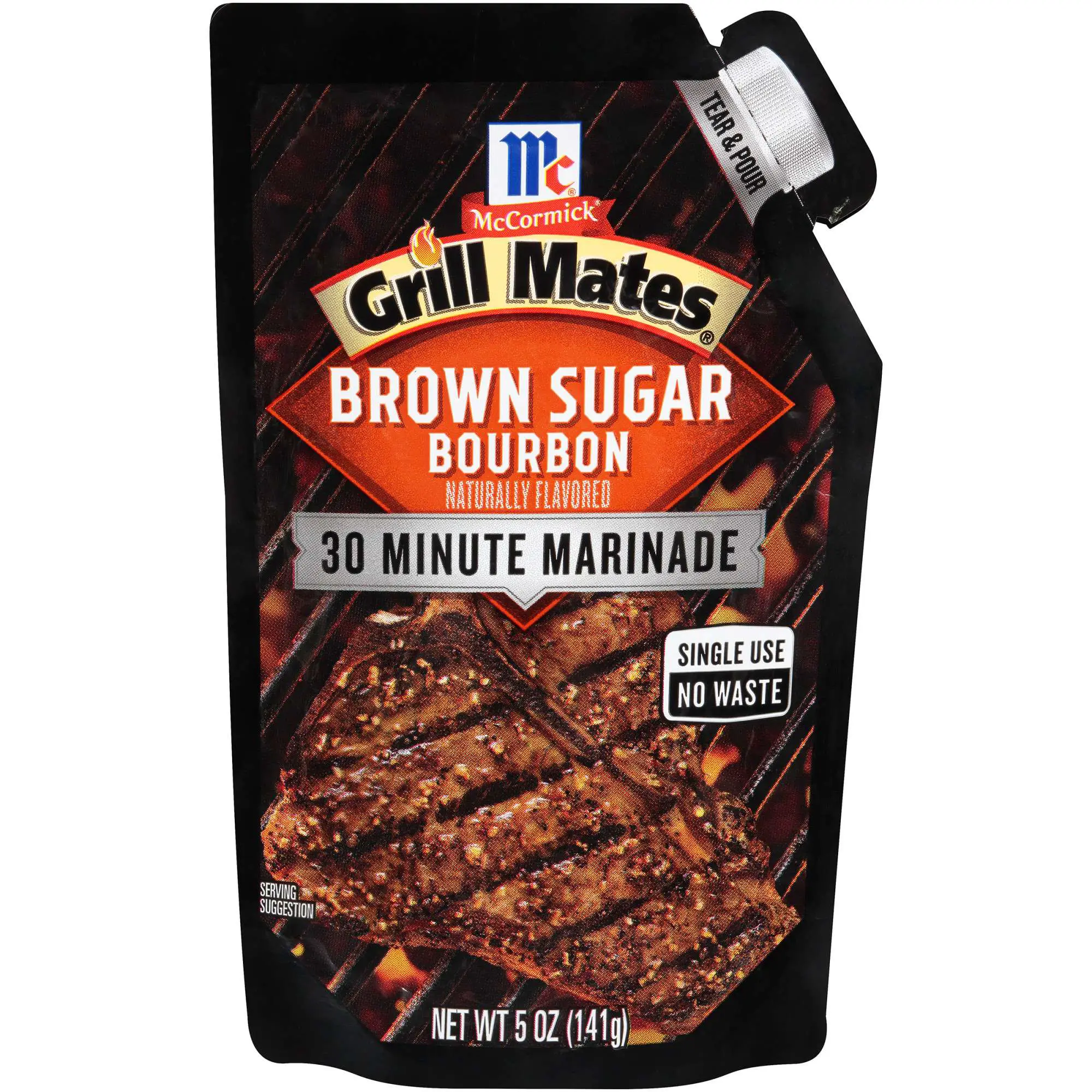 McCormick Grill Mates Brown Sugar Bourbon Single Use Marinade, 5 oz ...