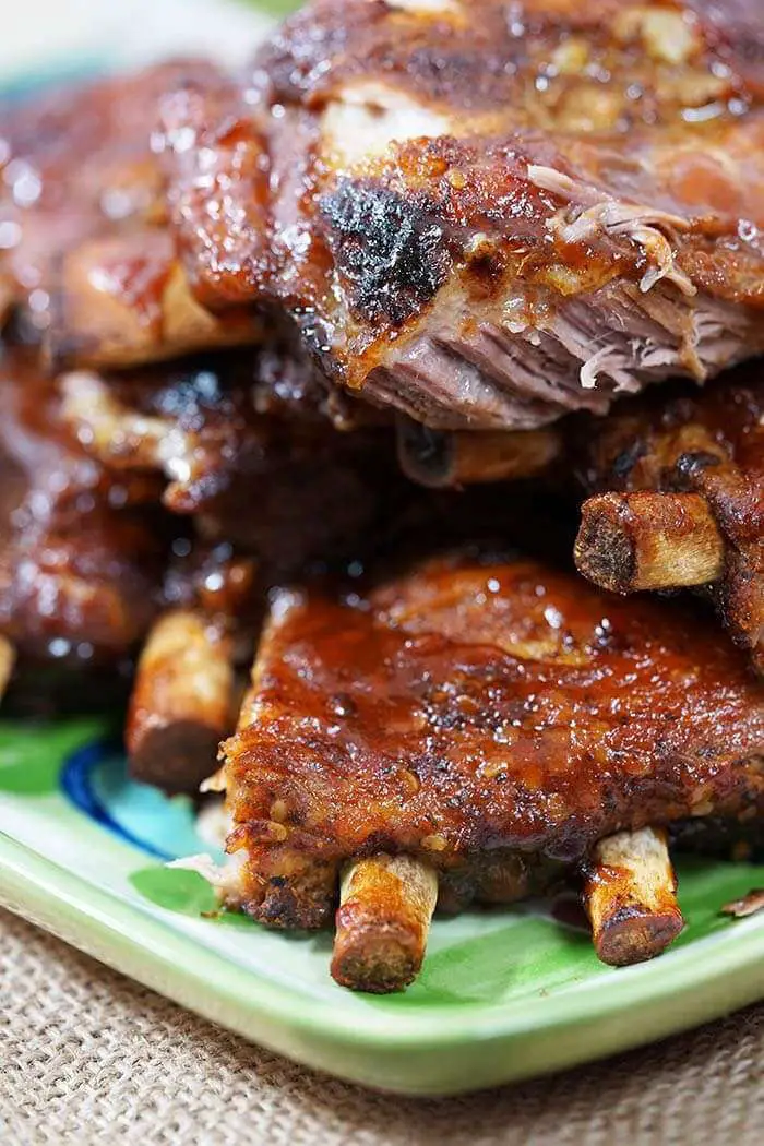 Melt in your mouth tender barbecue pork ribs!