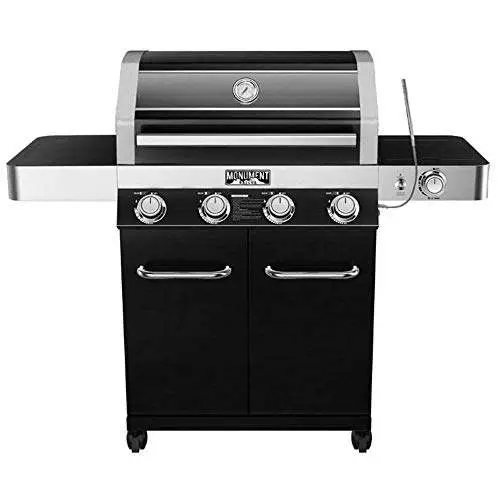 Monument Grills 4 Burner Propane Wheeled Gas Grill with ...