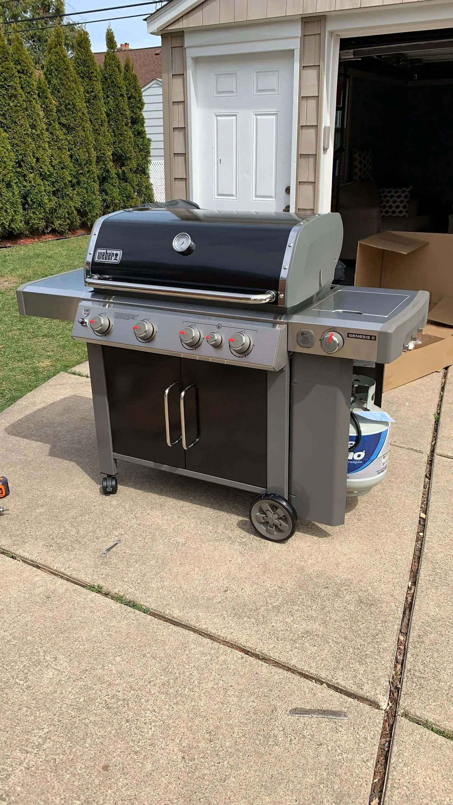 My first Weber propane grill. Genesis II. This grill is solid ...