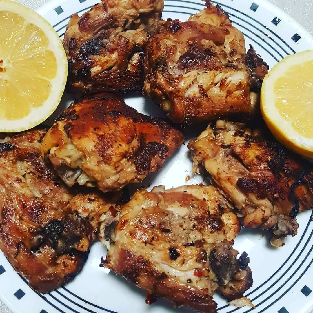 Oven grilled chicken