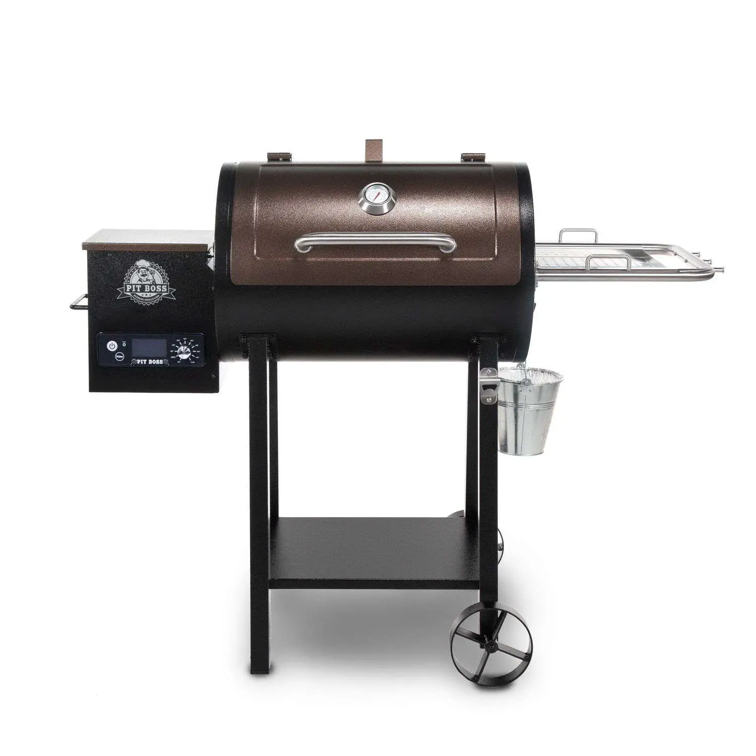 Pit Boss 440D2 Deluxe Wood Fired Pellet Grill with Flame ...