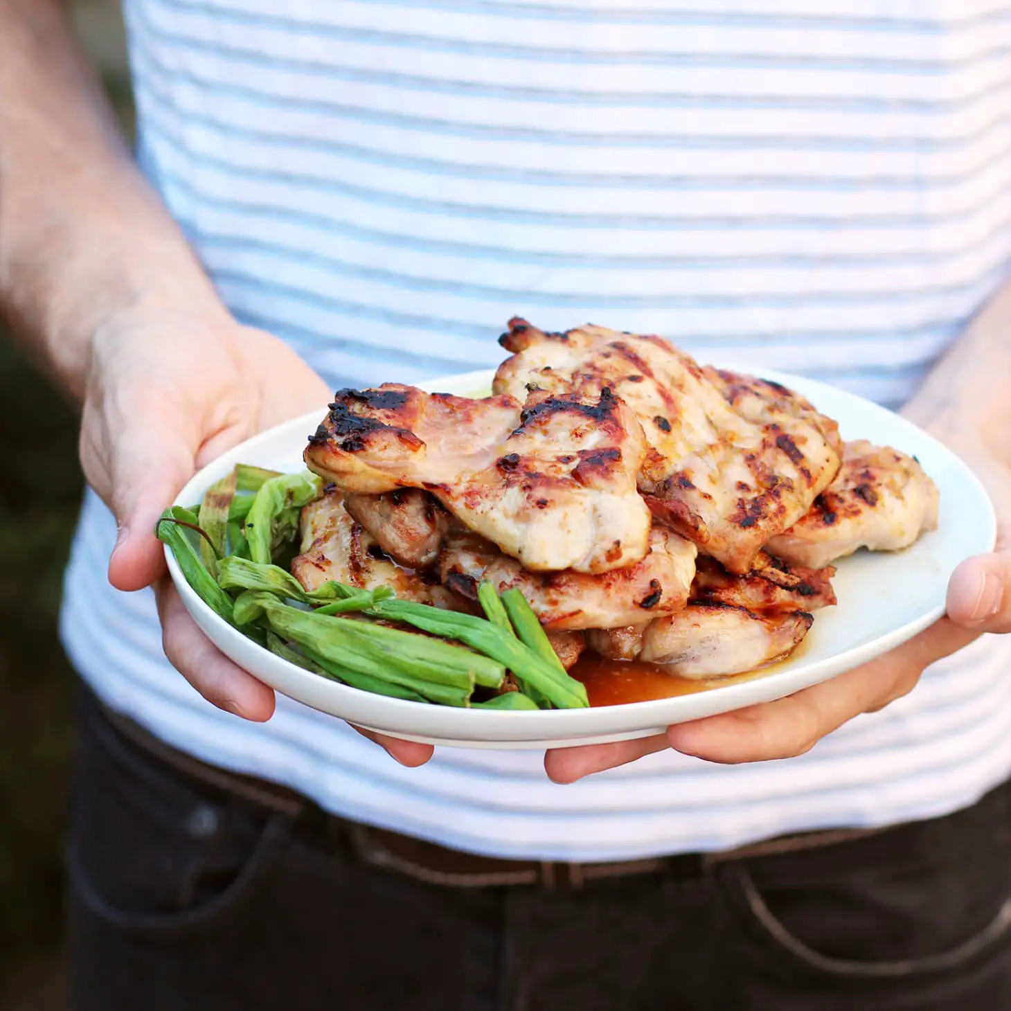 Recipe: Grilled Chicken Thighs with Apricot