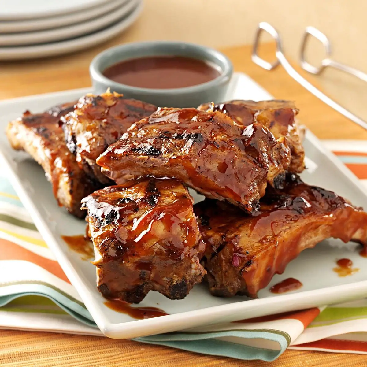 Saucy Grilled Baby Back Ribs Recipe
