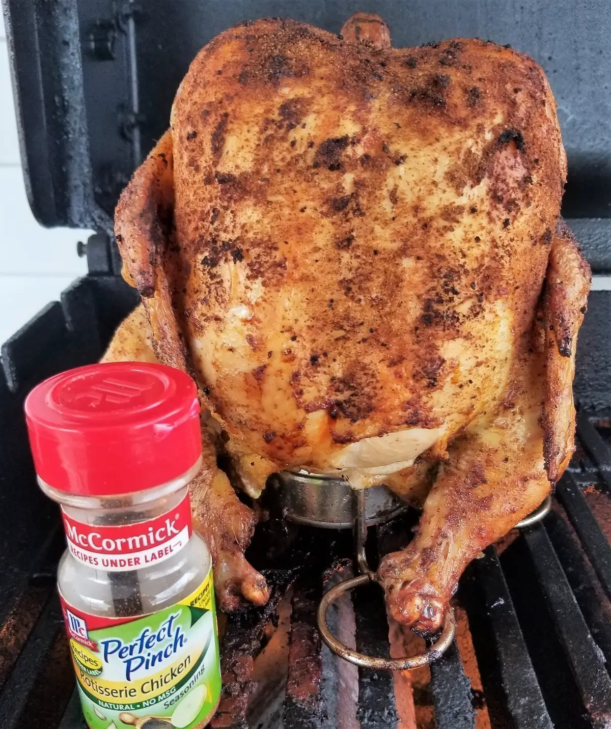 Simple Beer Can Chicken on a Gas Grill