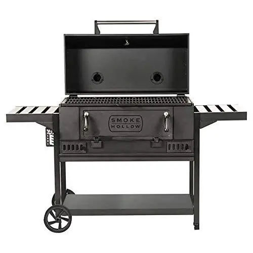 SMOKE HOLLOW Charcoal Grill Model CG600S with Cast Iron Grids Fold
