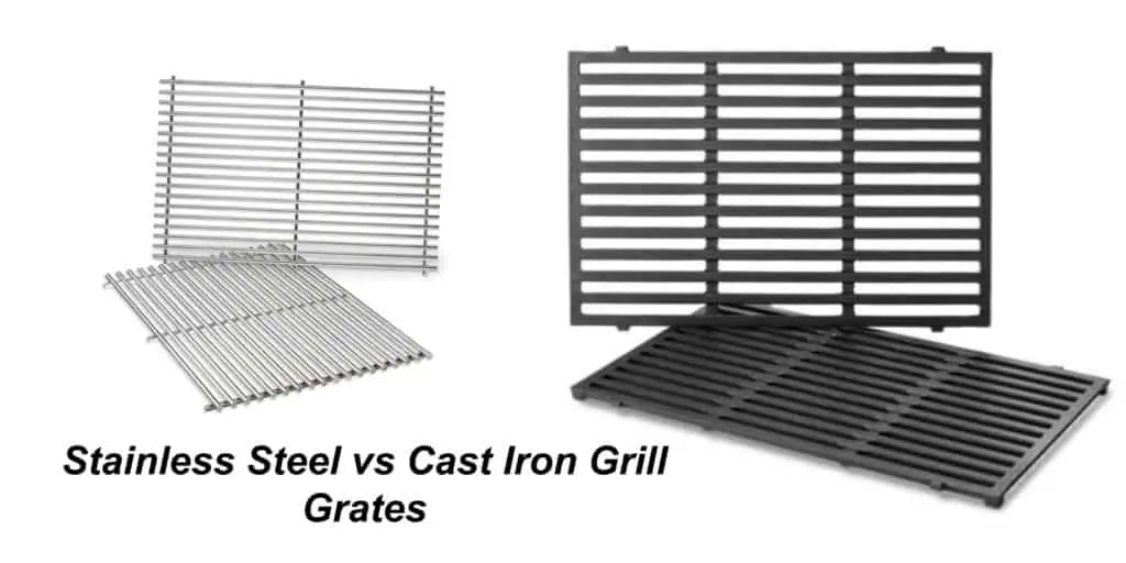 Stainless Steel vs Cast Iron Grill Grates