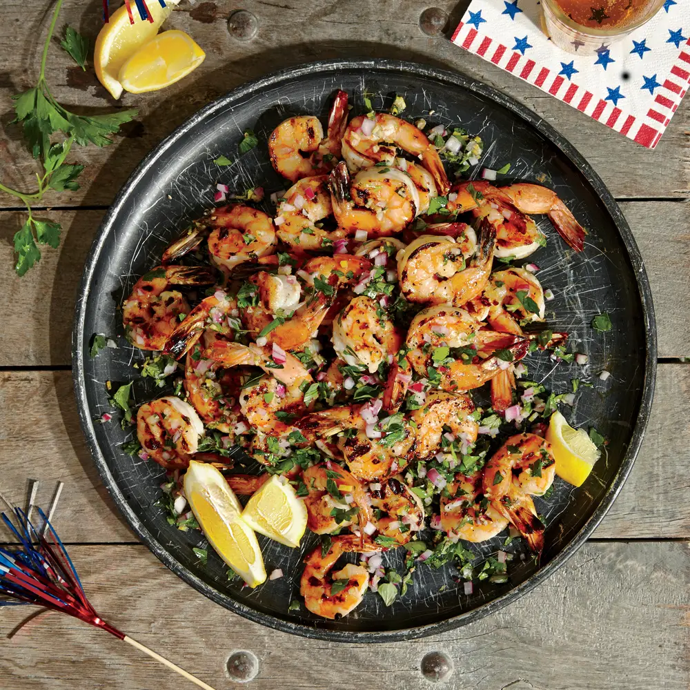 Summer Herbed Grilled Shrimp Recipe