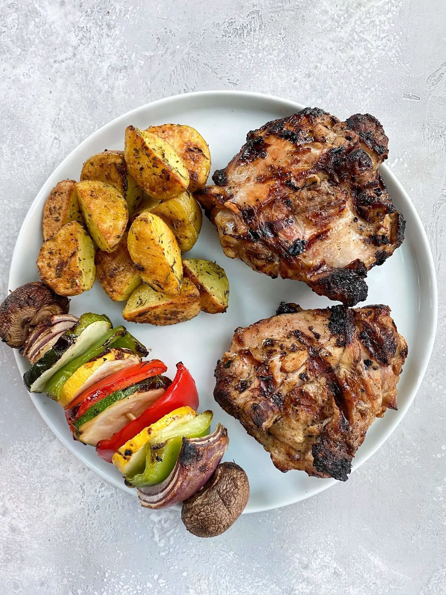 The Best Whole30 Grilled Chicken Thighs &  Marinade