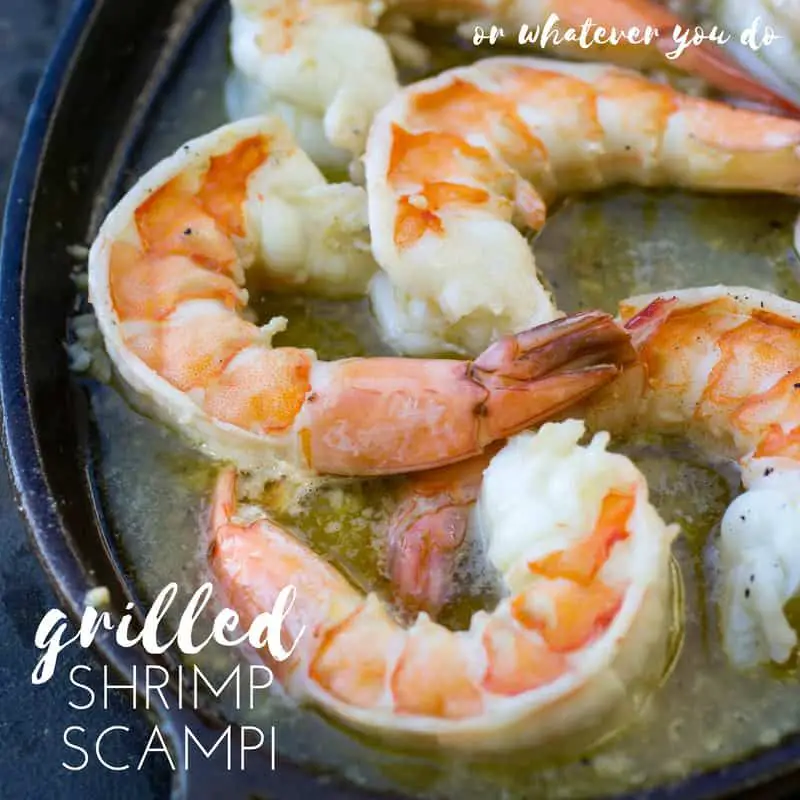 Traeger Grilled Shrimp Scampi