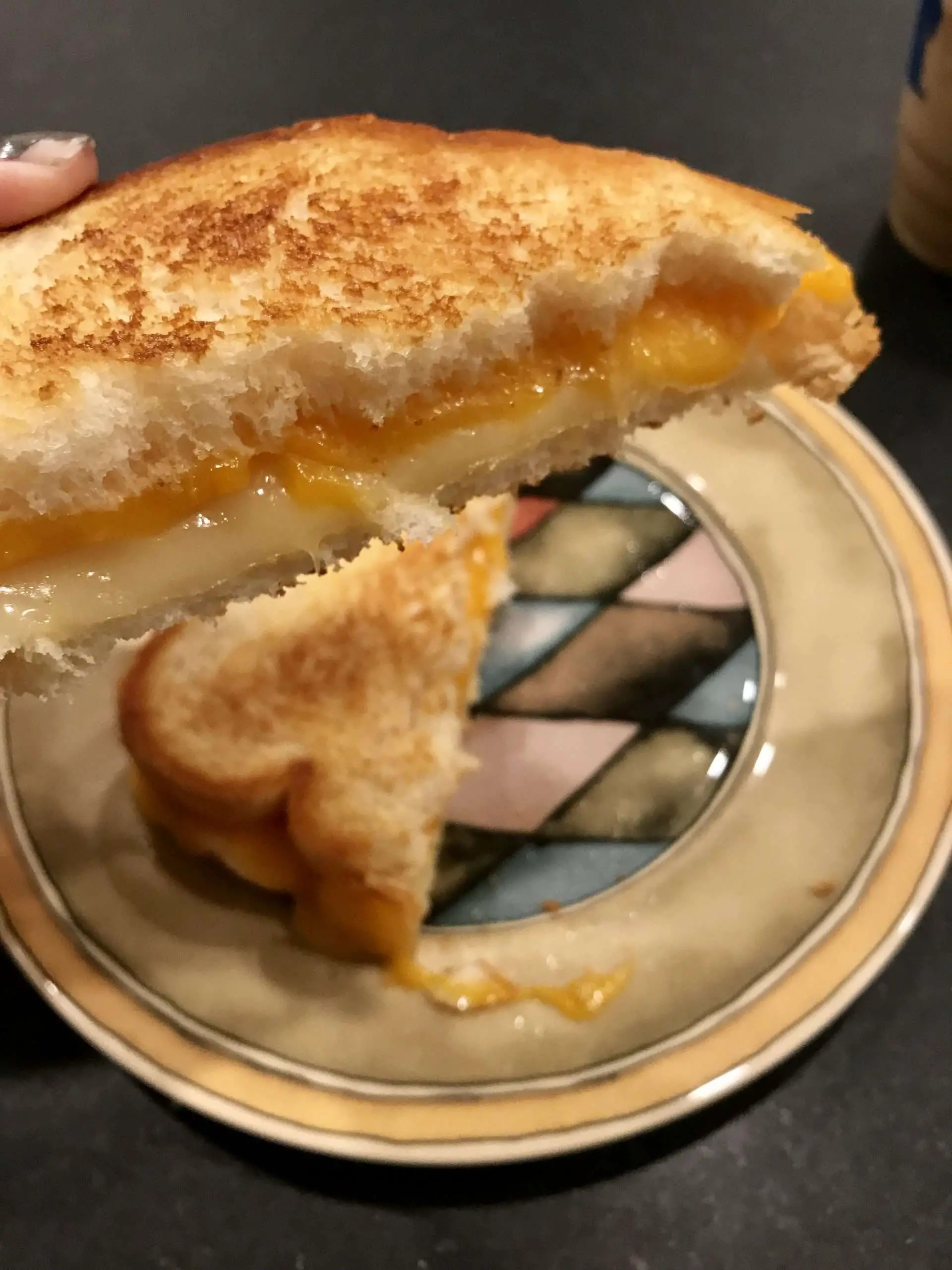 Two cheese grilled cheese is the best type of grilled cheese ...