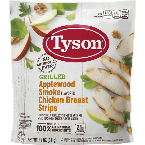 Tyson® Fully Cooked Grilled Applewood Smoke Flavored ...